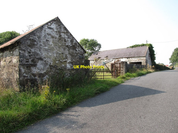 Photo 6"x4" Derelict farm buildings in Drumacon TD Drumakill c2014