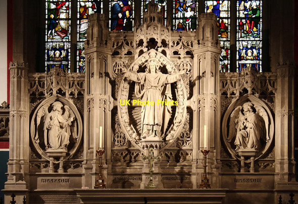 Photo 6"x4" St Barnabas, Addison Road - Reredos Kensington\/TQ2579 c2014