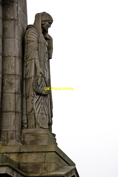 Photo 6"x4" War Memorial, Oak Hill Park Accrington c2014