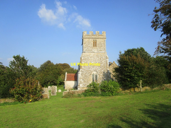 Photo 6"x4" St. Nicholas, Chaldon Herring Chaldon Herring or East Chaldon c2014