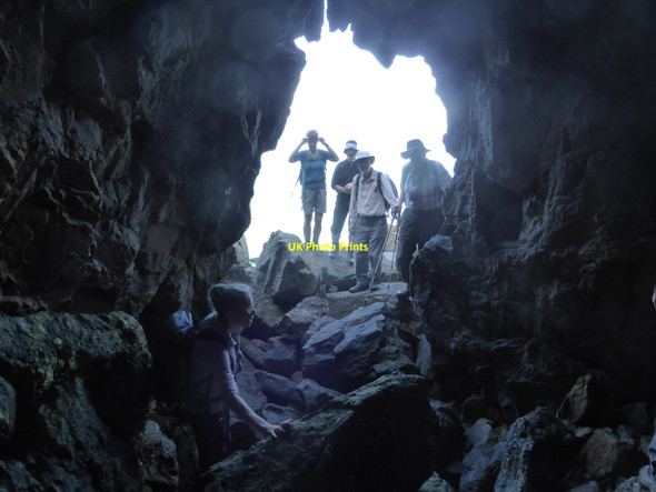 Photo 6"x4" Inside St Patrick's cave Llanbadrig c2014
