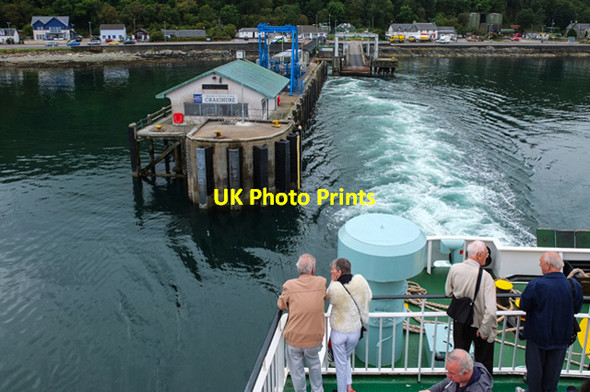 Photo 6"x4" Leaving Craignure Pier Java c2014