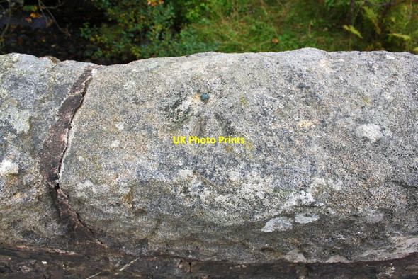 Photo 6"x4" Benchmark on bridge over Sally Beck Fell End\/SD7298 c2014