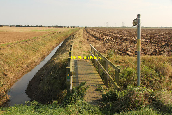 Photo 6"x4" Footbridge over Meers Bank drain Will Row c2014