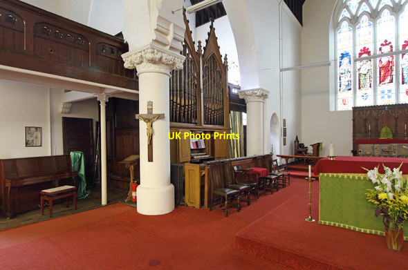 Photo 6"x4" All Saints, Haggerston - Organ Hackney c2014