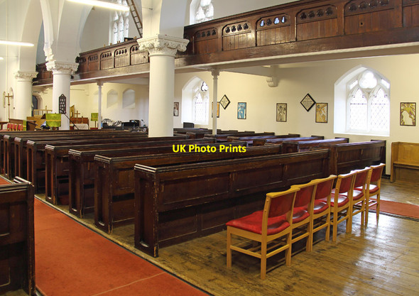 Photo 6"x4" All Saints, Haggerston - South arcade Hackney c2014