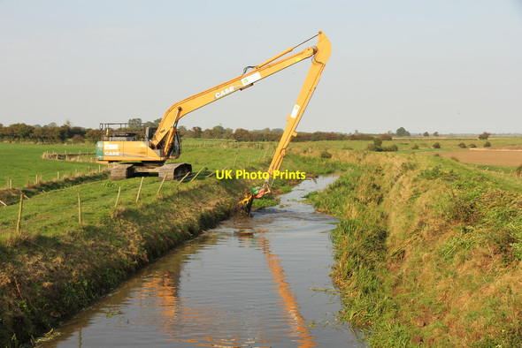 Photo 6"x4" Great Eau dredging Withern c2014