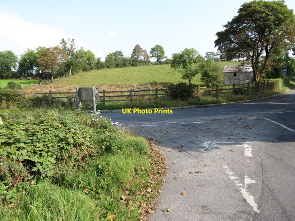 Photo 6"x4" The junction of Kiltybane and Cloghoge Roads in Sheetim TD Cullyhanna c2014