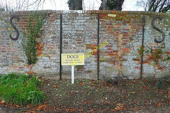 Photo 6"x4" Fido, you have been warned Sanham Green c2008