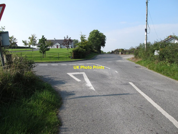 Photo 6"x4" Donaldsons Road at its junction with the B135 (Cloghoge Road) Creggan\/H9316 c2014