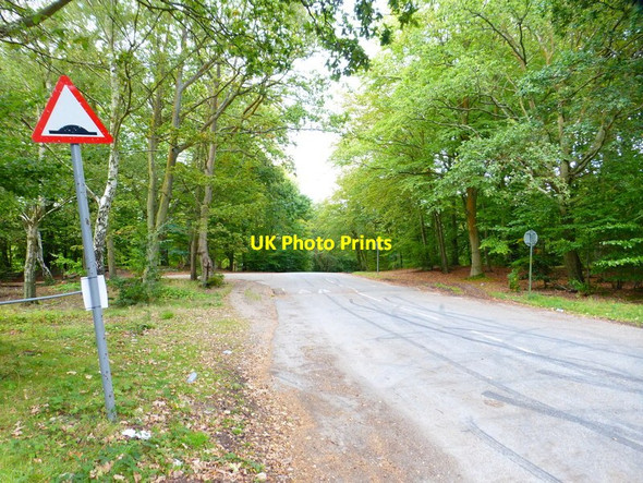 Photo 6"x4" Looking east on Rushmoor Road Aldershot c2014