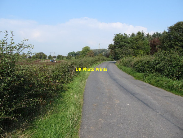 Photo 6"x4" View northwards along Carran Road, Crossmaglen Creggan\/H9316 c2014