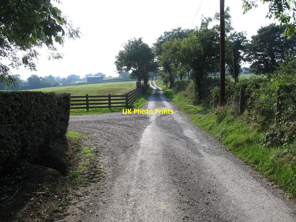 Photo 6"x4" View westwards along the narrow East Cloghoge Road Creggan\/H9316 c2014