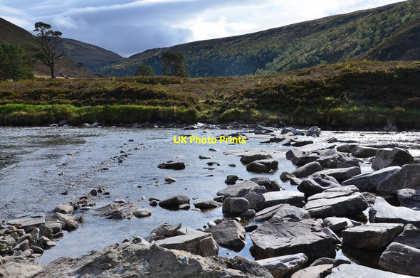 Photo 6"x4" Stepping stones, River Feshie Carnachuin c2014