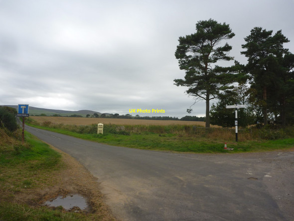 Photo 6"x4" Rural East Lothian : Redshill Crossroads Gifford c2014