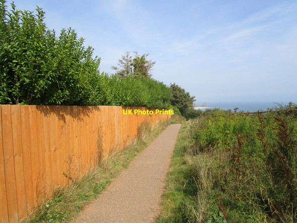 Photo 6"x4" South West Coast Path Budleigh Salterton c2014