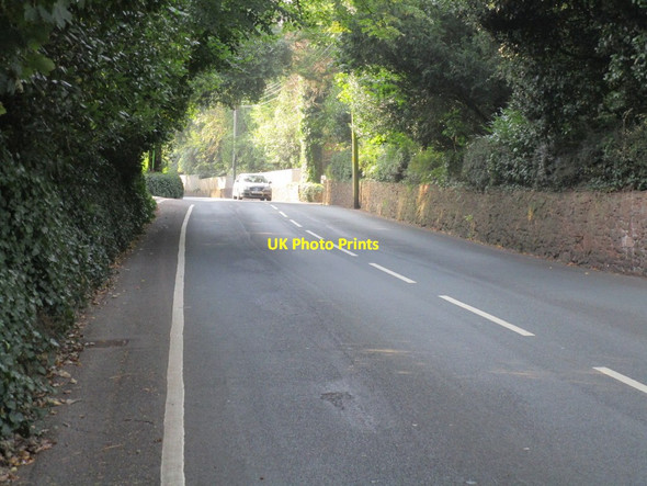 Photo 6"x4" The road out of Budleigh Salterton Budleigh Salterton c2014