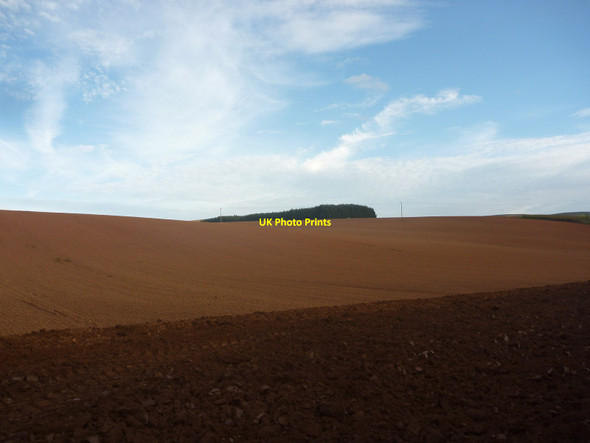 Photo 6"x4" East Lothian Landscape : Ploughed Field Near Newlands Carfrae\/NT5769 c2014