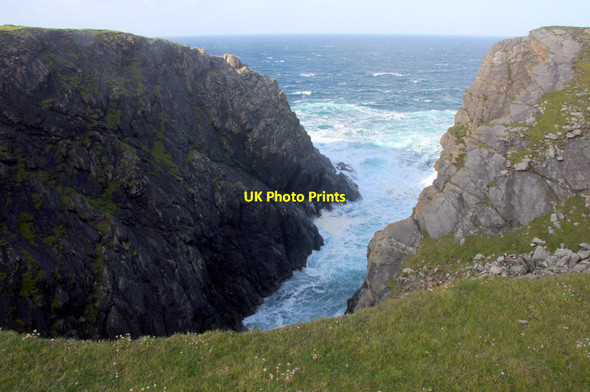 Photo 6"x4" North Geo of Brough, Flubersgerdie, west of Woodwick Quoys\/HP6112 c2014