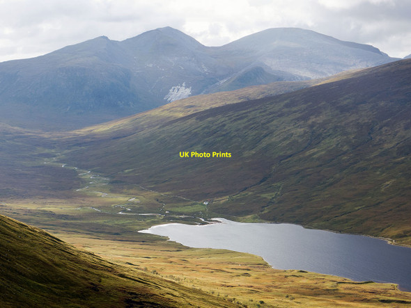 Photo 6"x4" The head of Loch a Bhraoin from Druim Reidh Lochivraon c2014