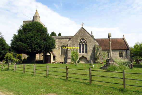Photo 6"x4" St Mary's Church from Bicester Road Little London\/SP6412 c2014