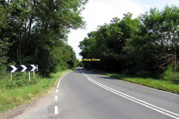 Photo 6"x4" The B4011 to Blackthorn Upper Arncott c2014