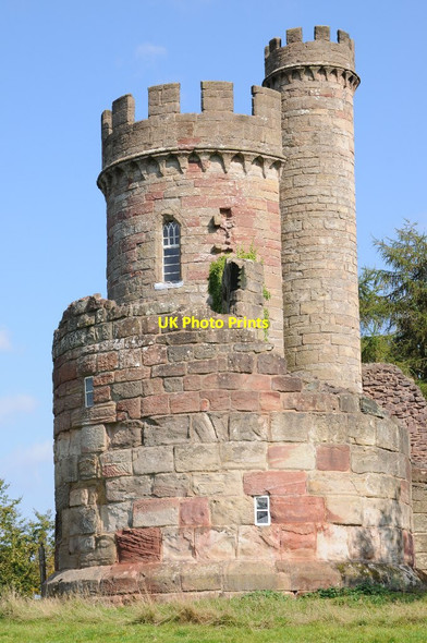 Photo 6"x4" Castle in Hagley Park Clent c2014