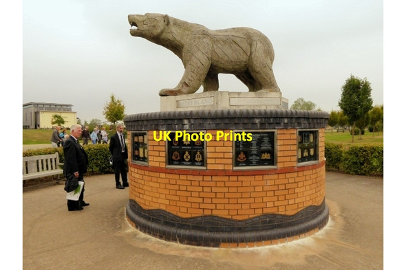 Photo 6"x4" National Memorial Arboretum, Polar Bear Memorial Croxall c2014