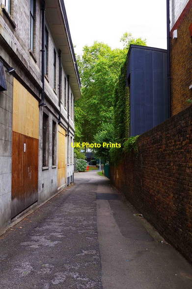 Photo 6"x4" Entrance passageway from Hampstead Road to St. James Gardens, Camden, London London c2014