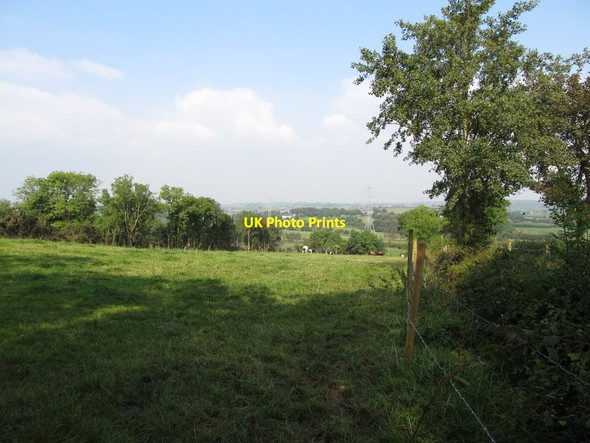 Photo 6"x4" View north-eastwards towards the Cully Water valley Creggan\/H9316 c2014