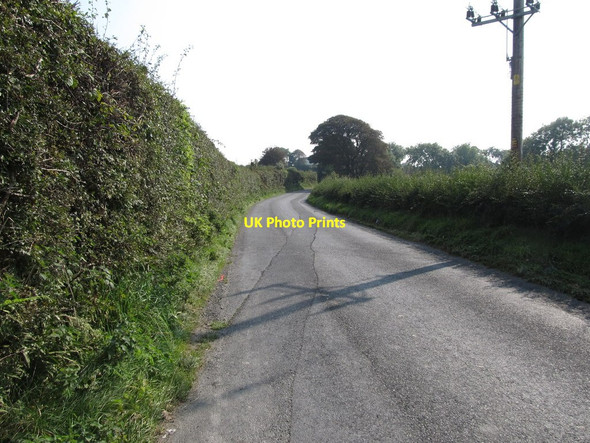 Photo 6"x4" View south-eastwards along the B135 (Cloghoge Road) Cullyhanna c2014