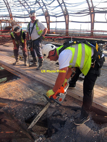 Photo 6"x4" Working on Eastbourne Pier Eastbourne\/TQ5900 c2014