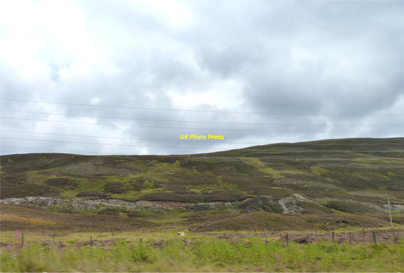 Photo 6"x4" Scarred moorland Allt an Tuirc\/NN6277 c2014