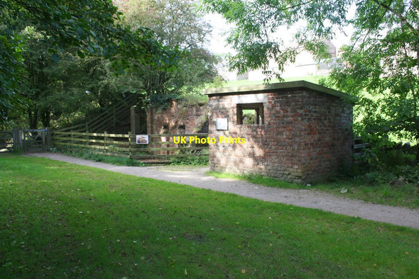 Photo 6"x4" Remains of signalbox and permanent way hut beside former railway Kirkby Stephen c2014