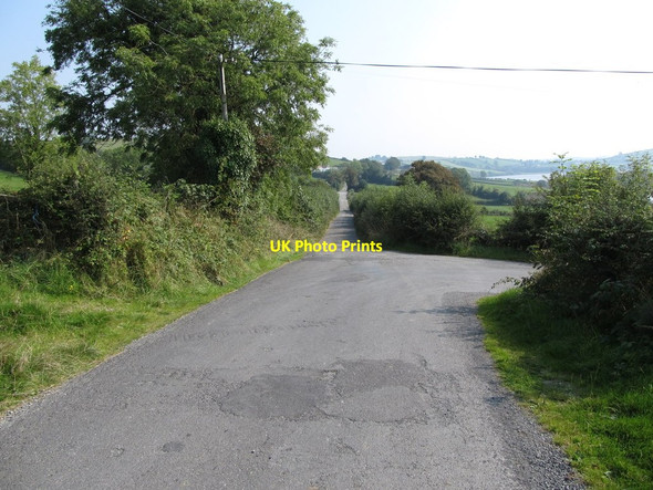 Photo 6"x4" The last road junction before the Border Drumakill c2014