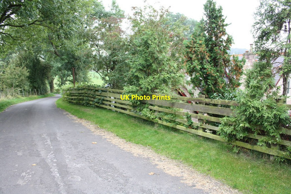 Photo 6"x4" School Lane where it crosses dismantled railway trackbed Smardale c2014