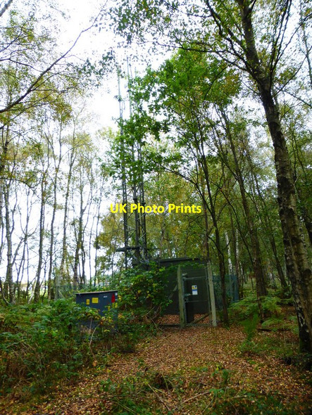 Photo 6"x4" Mast by bridleway on Yately Common Cricket Hill c2014