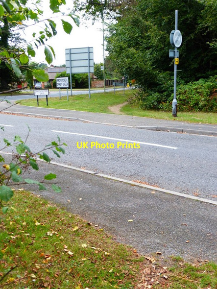 Photo 6"x4" Track arrives at Frogmore Park Drive Blackwater\/SU8559 c2014