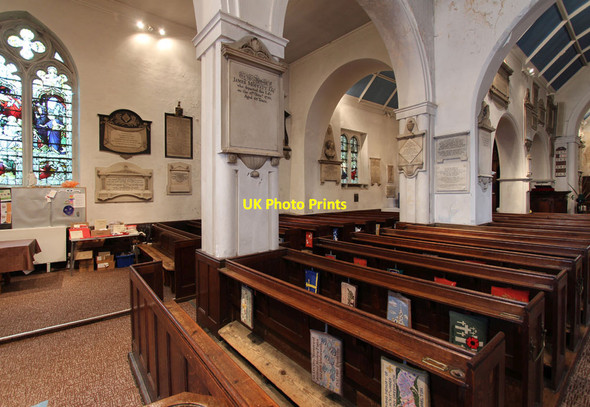 Photo 6"x4" St Luke, Charlton - North arcade Greenwich\/TQ3977 c2014