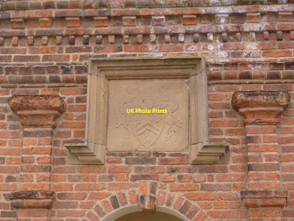 Photo 6"x4" Date stone on The Old Hall South Wheatley\/SK7685 c2014