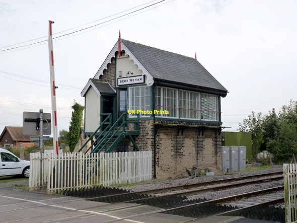 Photo 6"x4" Beckingham Signal Box Saundby c2014