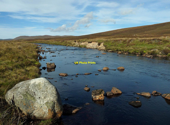 Photo 6"x4" The River Brora, Sutherland West Langwell c2014