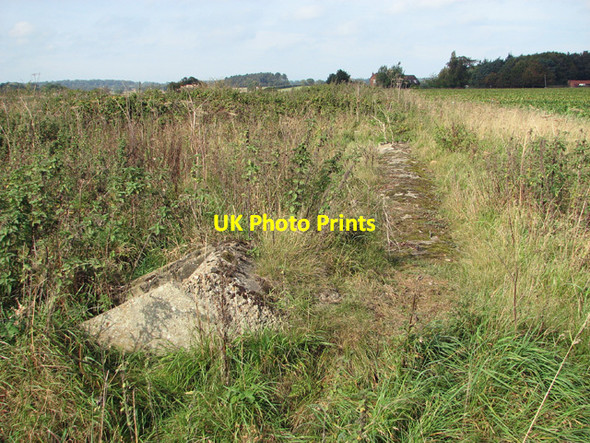 Photo 6"x4" WW2 air raid shelter Matlaske c2014