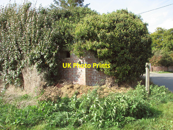 Photo 6"x4" Type-22 pillbox Matlaske c2014