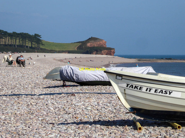 Photo 6"x4" Beach,  Budleigh Salterton, Devon Budleigh Salterton c2014