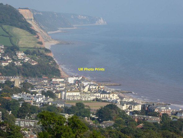 Photo 6"x4" Sidmouth from Road to Peak Hill, Sidmouth, Devon Sidmouth c2014