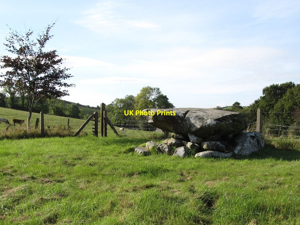 Photo 6"x4" Annadorn Dolmen, Loughinisland Loughinisland c2014