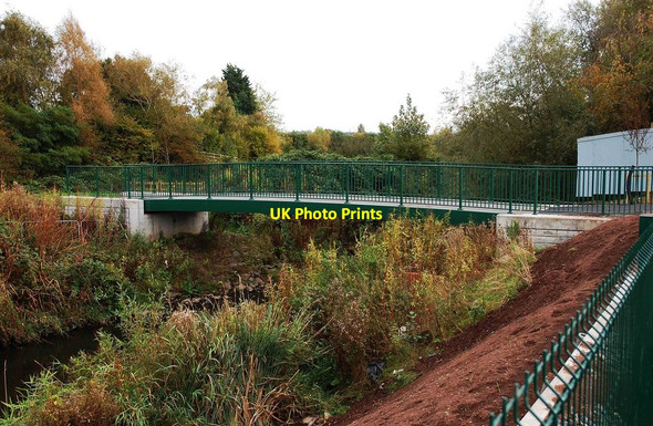 Photo 6"x4" Footbridge over River Stour, Stourport-on-Severn Stourport-on-Severn c2014