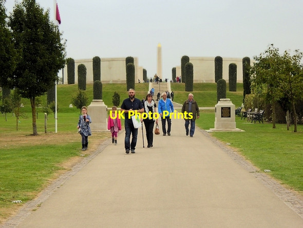 Photo 6"x4" National Memorial Arboretum, Path Towards the Armed Forces Memorial Croxall c2014