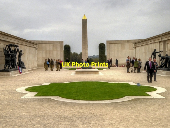 Photo 6"x4" The Armed Forces Memorial at the National Memorial Arboretum Croxall c2014